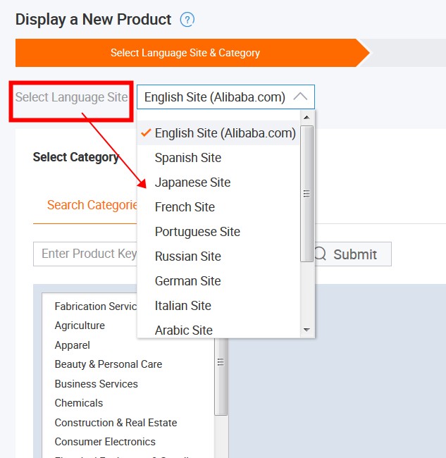 Alibaba.com Help Center - How To Post Products On Multi-language Sites?